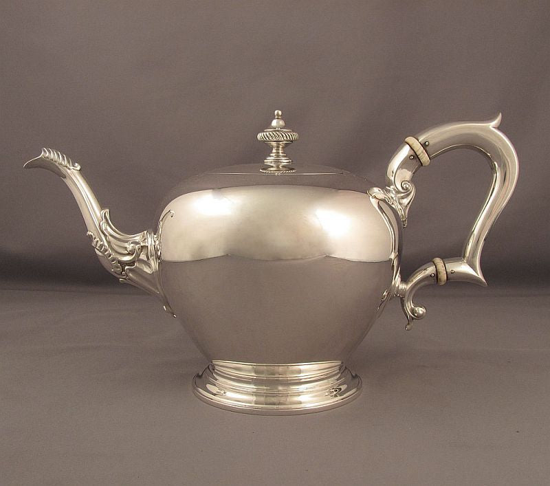 Birks Sterling Silver Tea Service and Tray - JH Tee Antiques