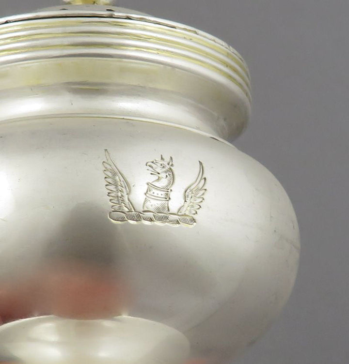 Set of Four English Silver Pepper Shakers - JH Tee Antiques