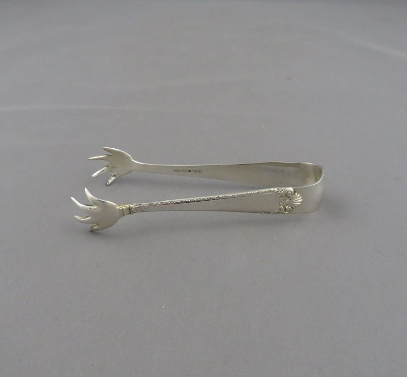 Birks George II Sterling Sugar Tongs - JH Tee Antiques