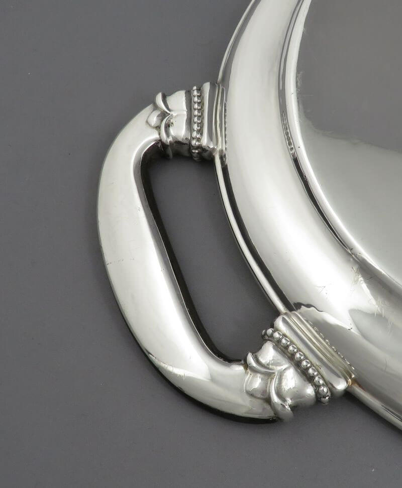 Georg Jensen Sterling Silver Tray - JH Tee Antiques