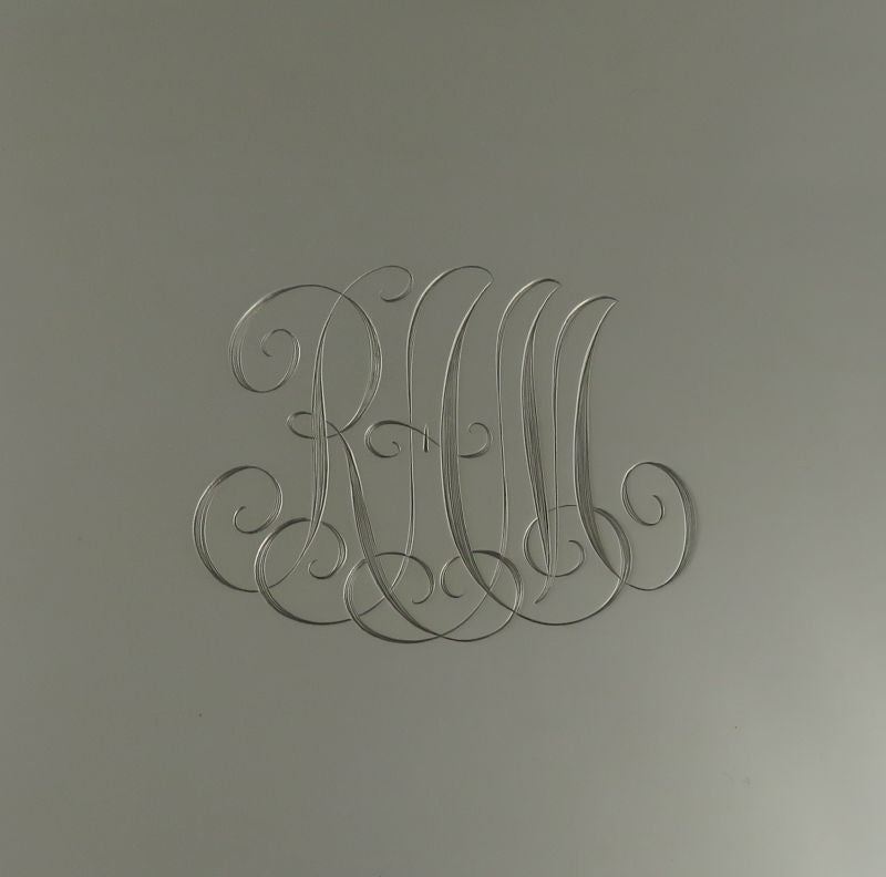 Tiffany Sterling Silver Serving Tray - JH Tee Antiques