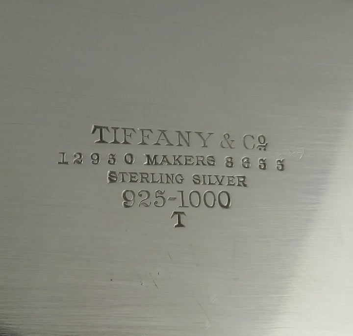 Tiffany Sterling Silver Serving Tray - JH Tee Antiques