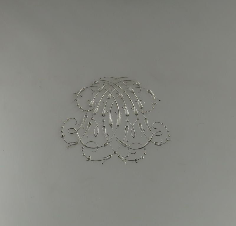 Tetard 950 Silver Serving Platter - JH Tee Antiques