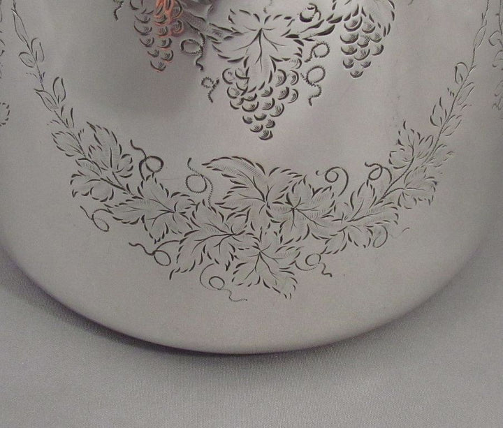 Victorian Sterling Silver Water Pitcher - JH Tee Antiques