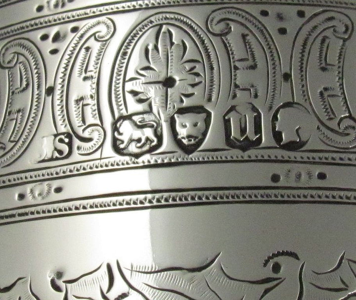 Victorian Sterling Silver Water Pitcher - JH Tee Antiques