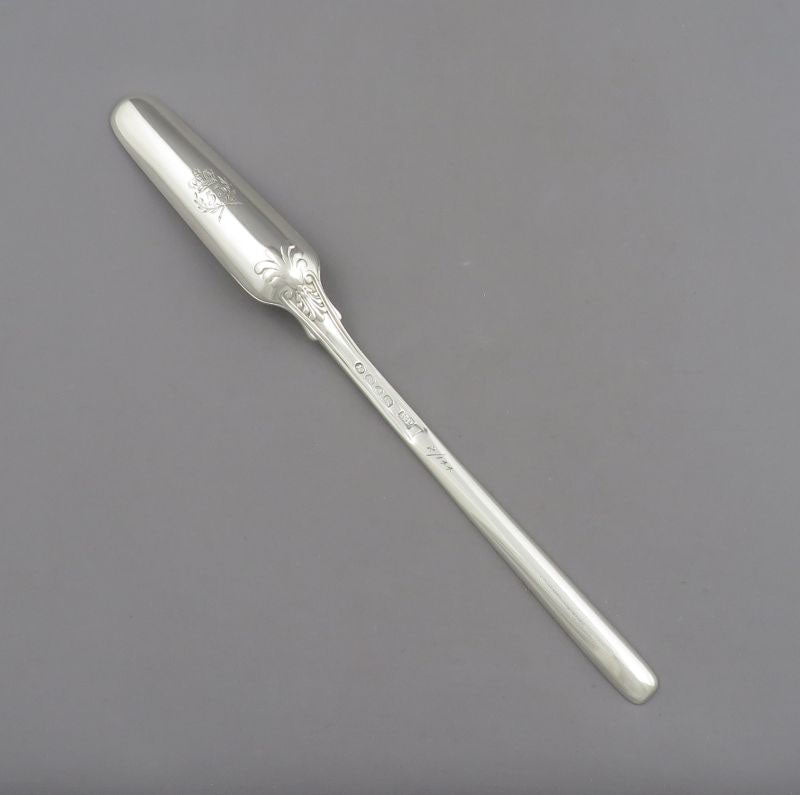 George IV Regimental Silver Marrow Spoon - JH Tee Antiques