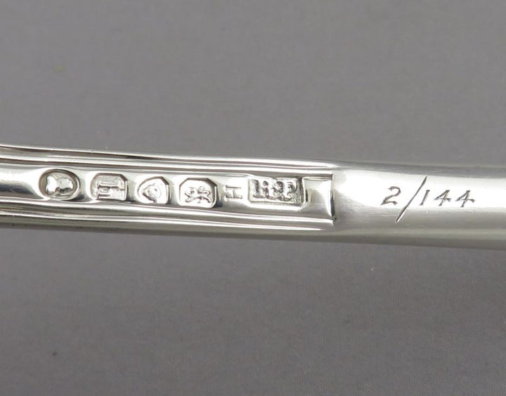 George IV Regimental Silver Marrow Spoon - JH Tee Antiques