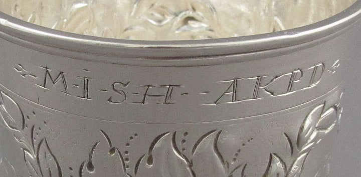 17th Century Danish Silver Beaker - JH Tee Antiques