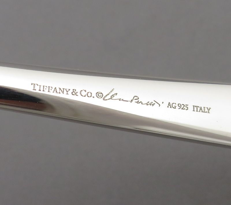 Tiffany &amp; Co. Elsa Perreti Sterling Silver Dessert Fork - JH Tee Antiques