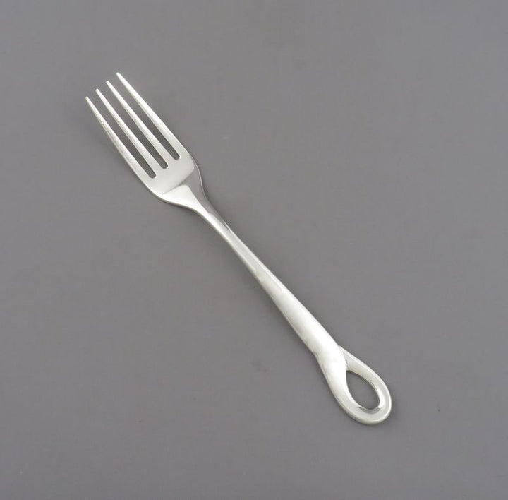 Tiffany &amp; Co. Elsa Perreti Sterling Silver Dessert Fork - JH Tee Antiques