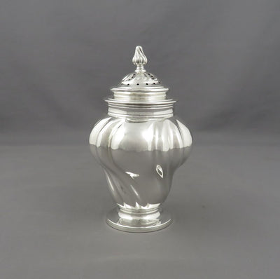 Victorian Sterling Silver Sugar Caster - JH Tee Antiques
