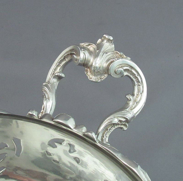 German Sterling Silver Serving Bowl - JH Tee Antiques