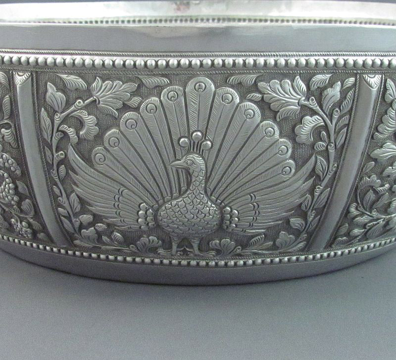 Indian Silver Bowl - JH Tee Antiques