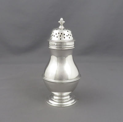 English Silver Sugar Caster - JH Tee Antiques