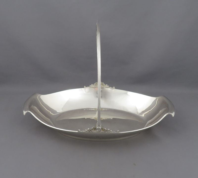 American Coin Silver Basket - JH Tee Antiques