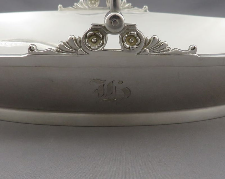 American Coin Silver Basket - JH Tee Antiques
