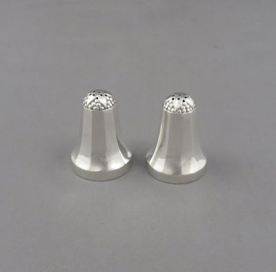 Pair of Georg Jensen Silver Pepper Shakers - JH Tee Antiques