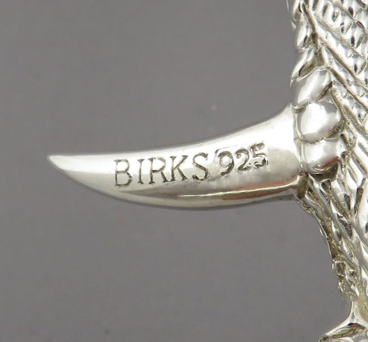 American Sterling Silver Gamecock Goblet - JH Tee Antiques