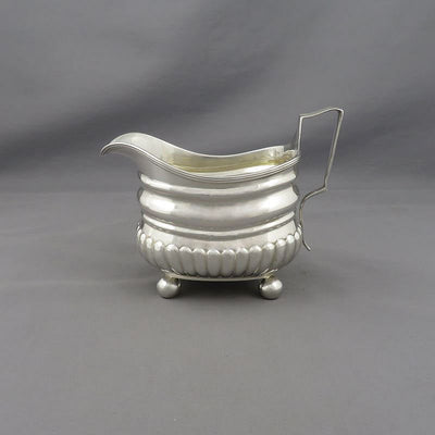 George III sterling Silver Cream Jug - JH Tee Antiques