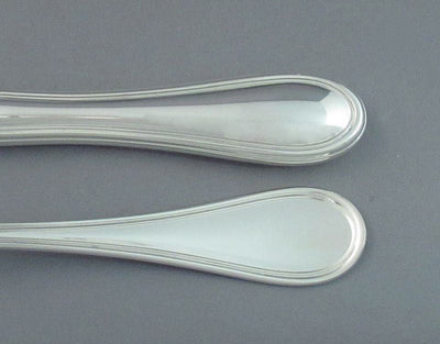 English Sterling Silver Flatware Service for 12 - JH Tee Antiques