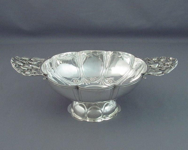 Dutch Silver Brandy Bowl - JH Tee Antiques