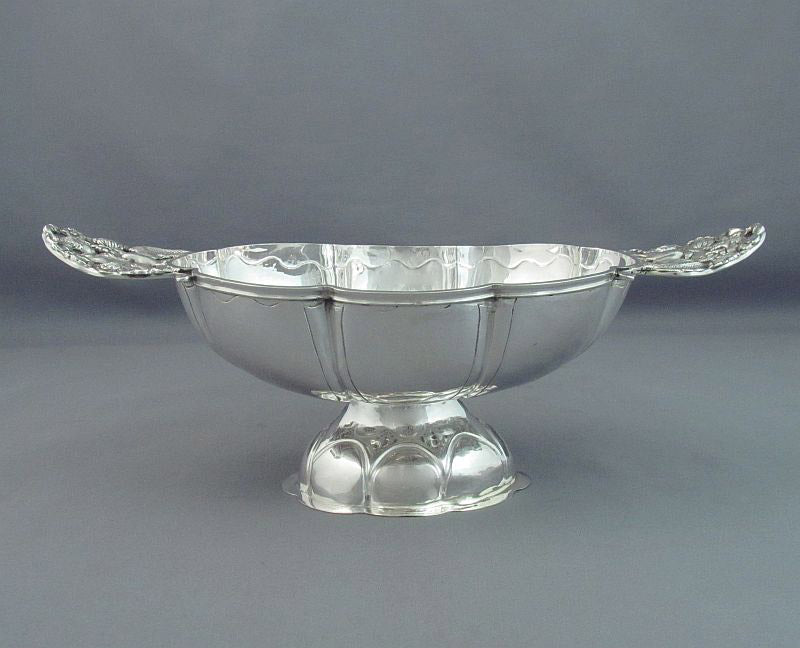 Dutch Silver Brandy Bowl - JH Tee Antiques