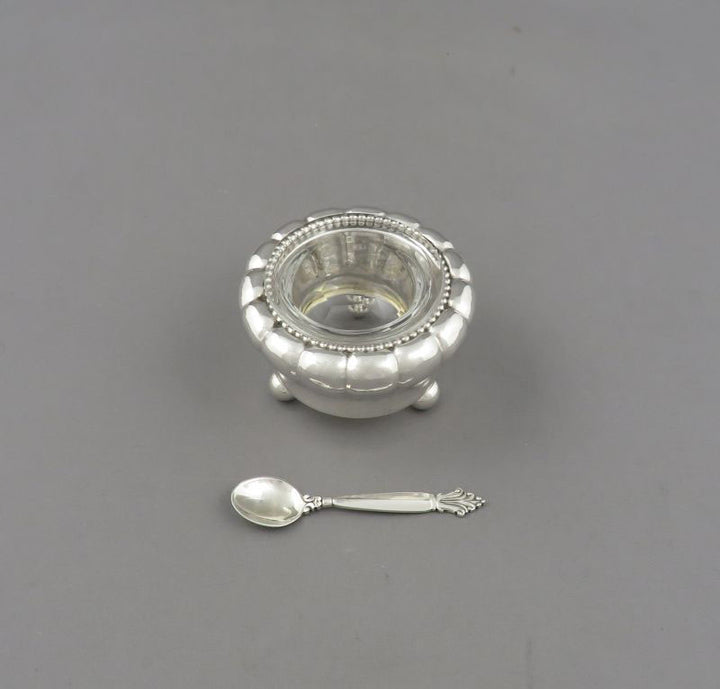 Four Georg Jensen Silver Open Salts - JH Tee Antiques