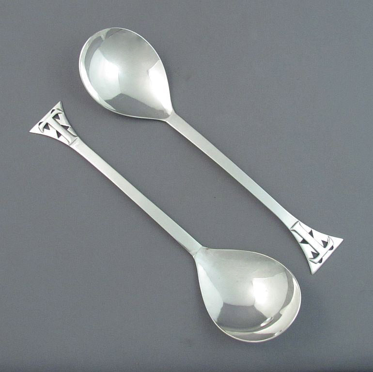 Pair of HG Murphy Silver Spoons - JH Tee Antiques