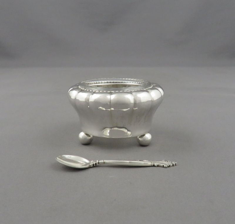 Four Georg Jensen Silver Open Salts - JH Tee Antiques