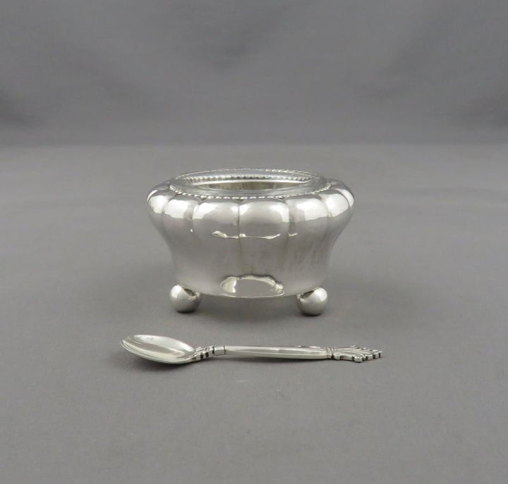 Four Georg Jensen Silver Open Salts - JH Tee Antiques
