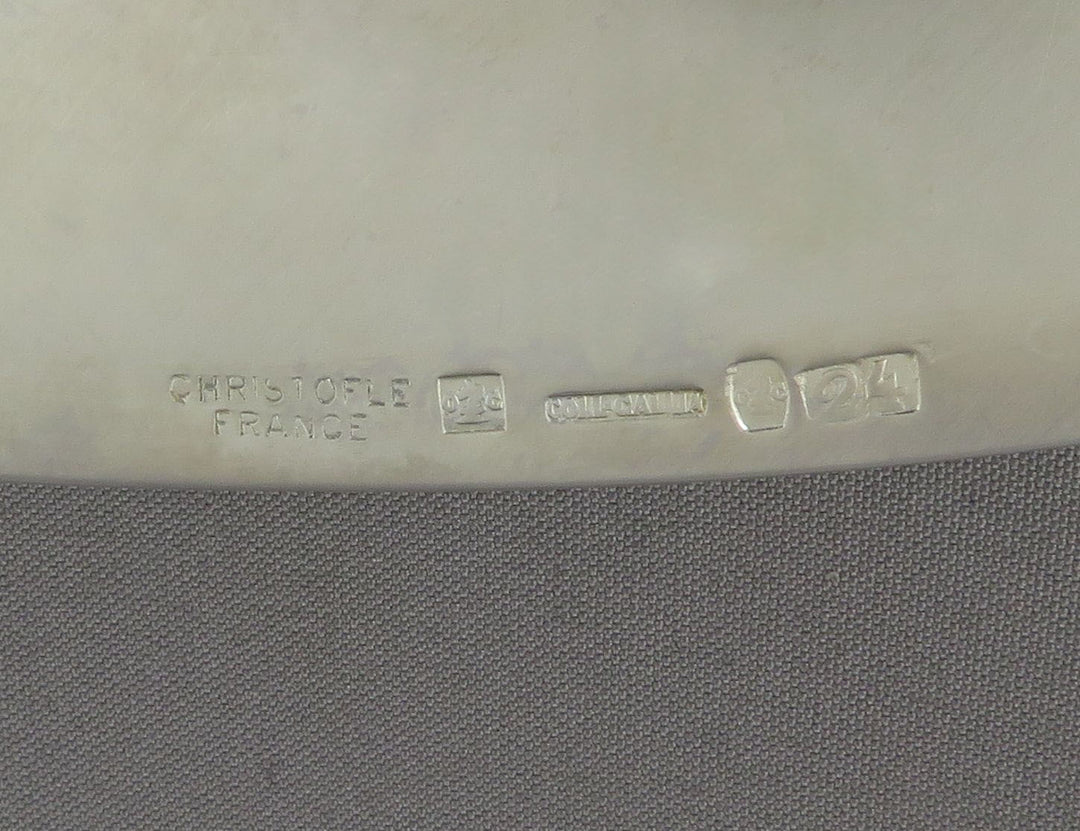 Twelve Christofle Silver Plated Charger Plates - JH Tee Antiques