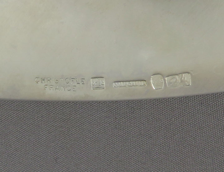 Twelve Christofle Silver Plated Charger Plates - JH Tee Antiques