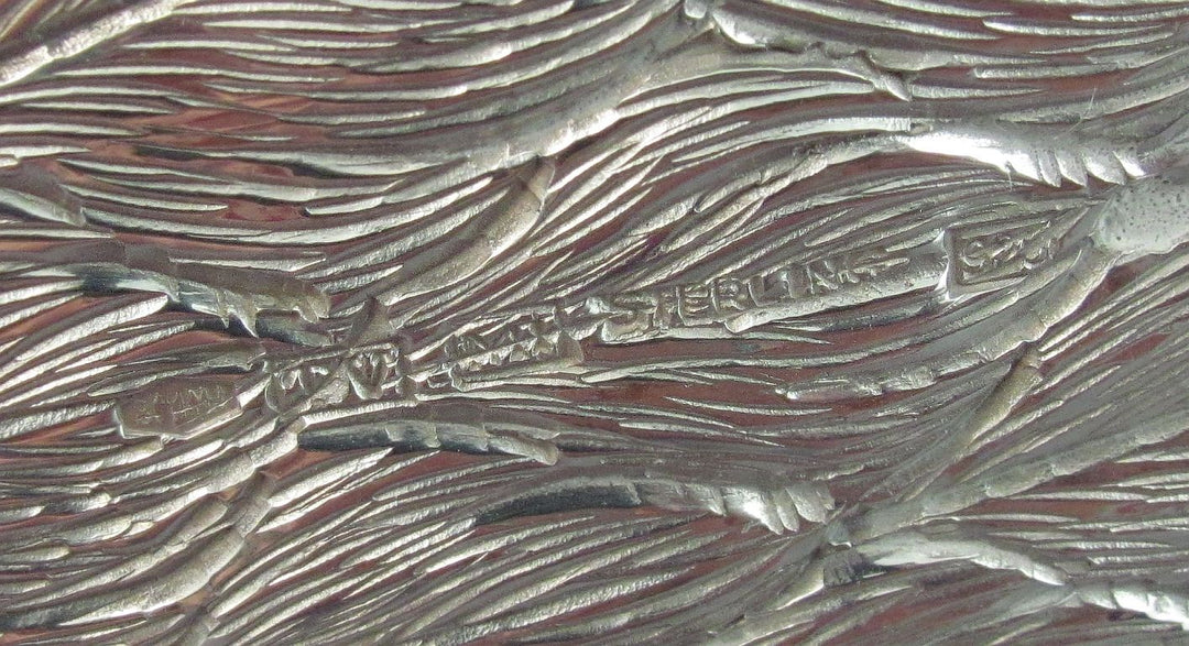 Sterling Silver Swan Centrepiece - JH Tee Antiques