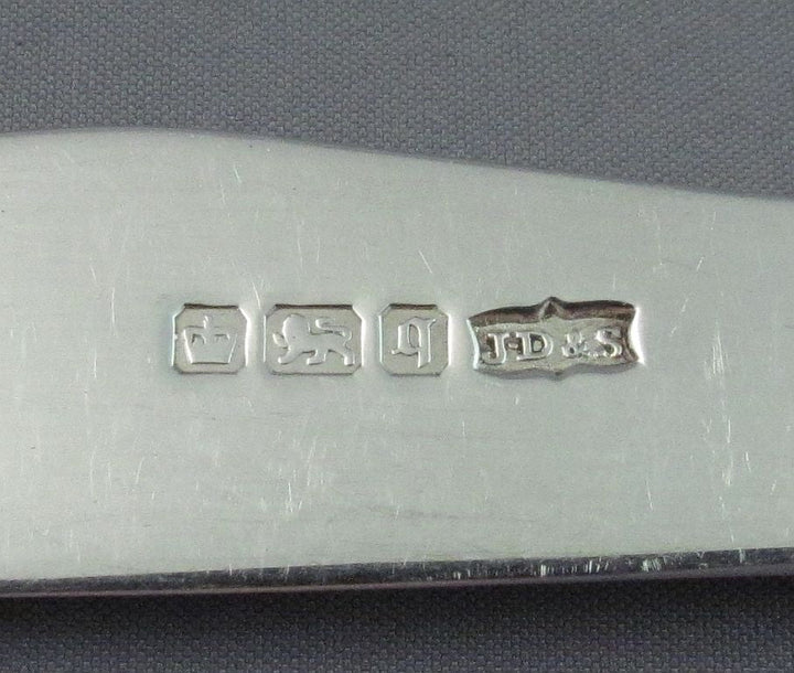 Edwardian Sterling Silver Dessert Service for 12 - JH Tee Antiques