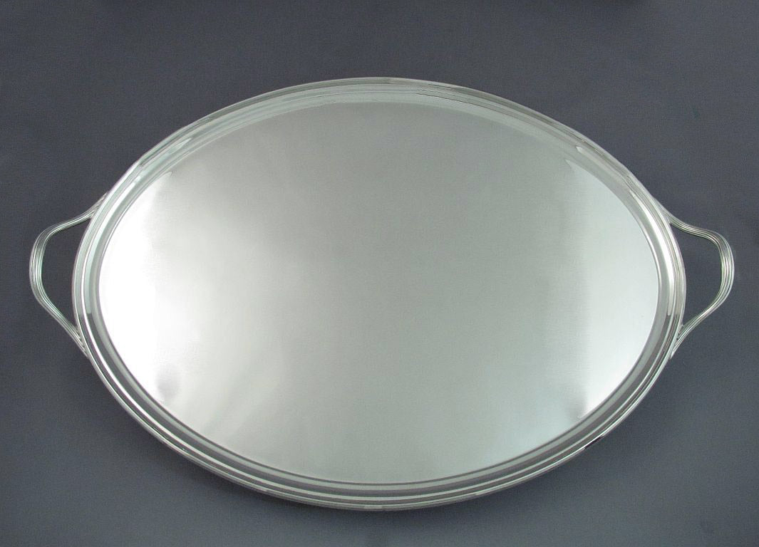 Tiffany Sterling Silver Tea Tray - JH Tee Antiques