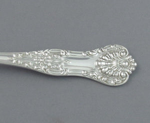 8 Birks Queens Pattern Sterling Soup Spoons - JH Tee Antiques