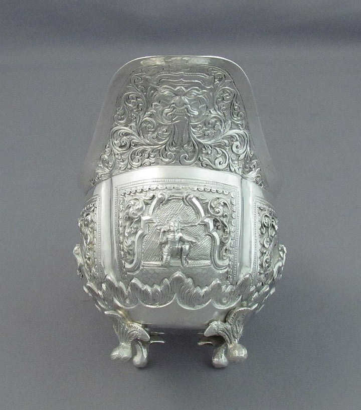 Antique Burmese Silver Tea Set - JH Tee Antiques