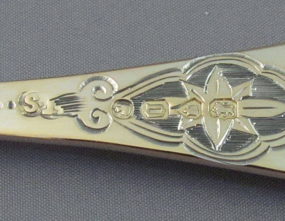Victorian Sterling Silver Christening Set - JH Tee Antiques