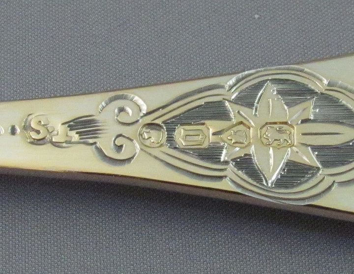 Victorian Sterling Silver Christening Set - JH Tee Antiques