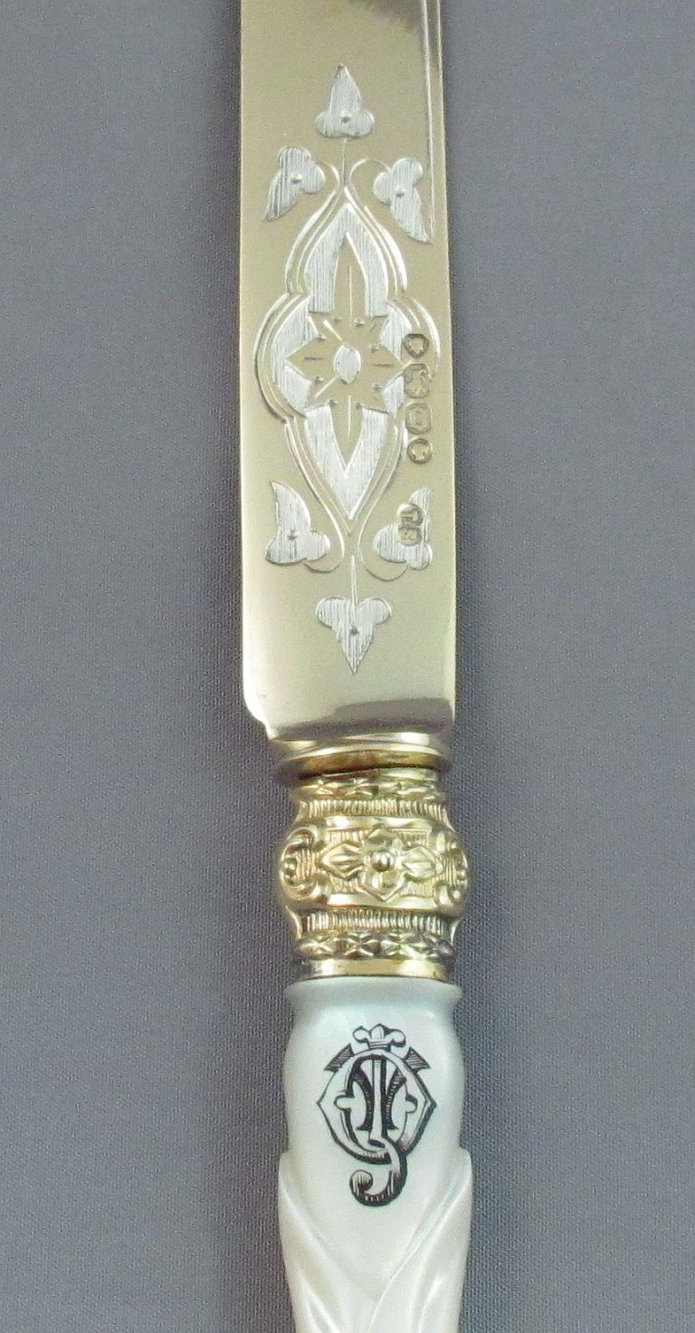 Victorian Sterling Silver Christening Set - JH Tee Antiques