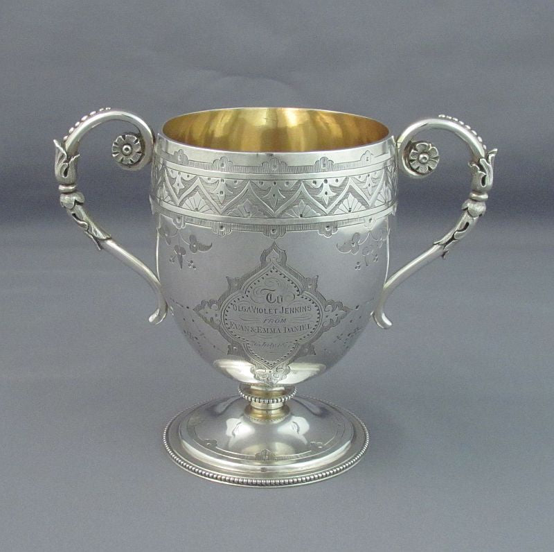 Victorian Sterling Silver Christening Set - JH Tee Antiques