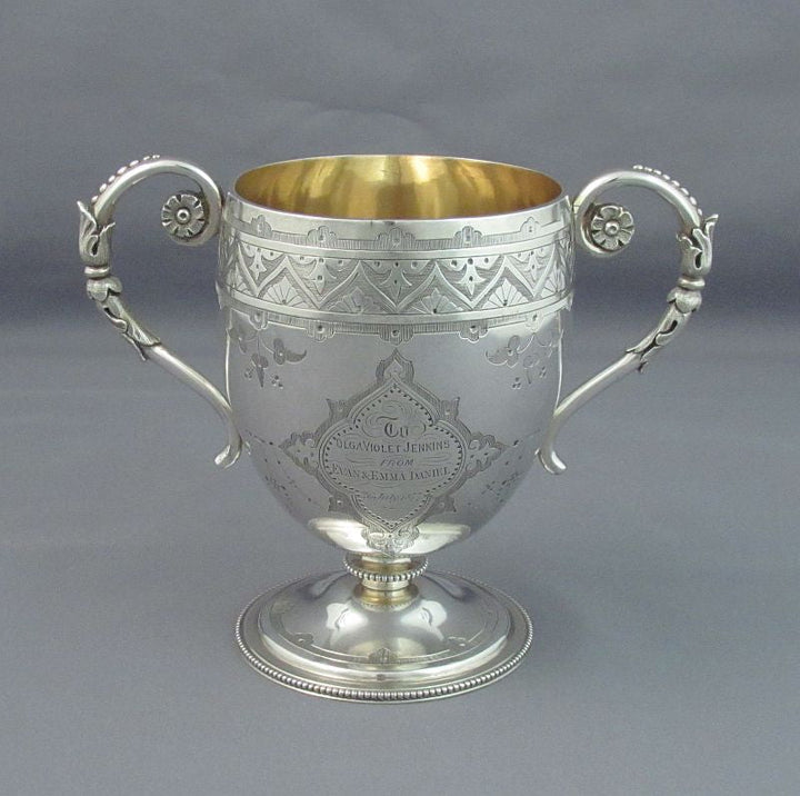 Victorian Sterling Silver Christening Set - JH Tee Antiques