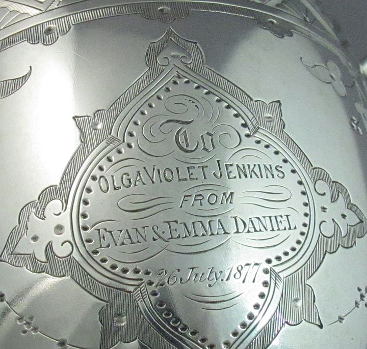 Victorian Sterling Silver Christening Set - JH Tee Antiques