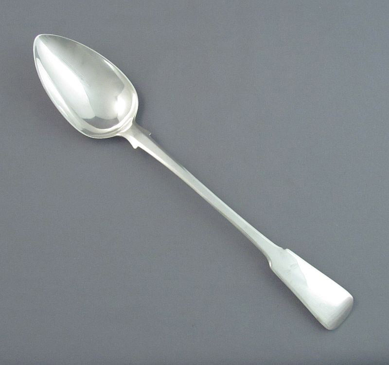 George III Silver Stuffing Spoon - JH Tee Antiques