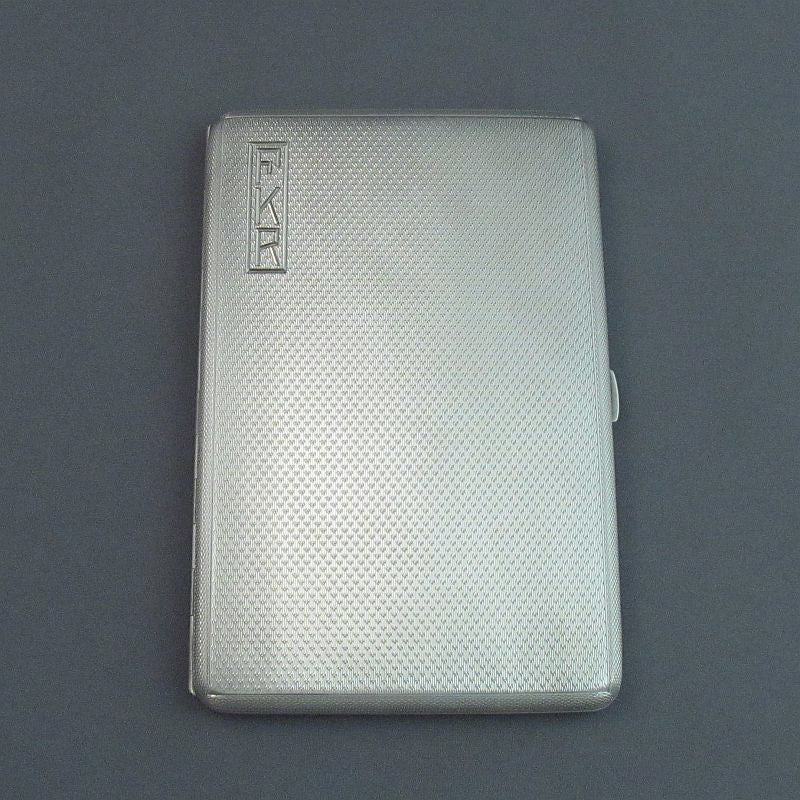 Sampson Mordan Sterling Silver Cigarette Case - JH Tee Antiques