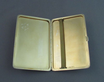 Sampson Mordan Sterling Silver Cigarette Case - JH Tee Antiques