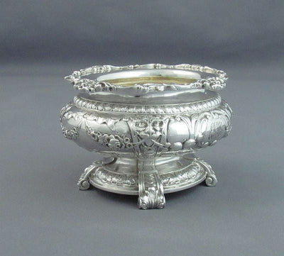 Pair of Sterling Silver Open Salts by Gorham - JH Tee Antiques