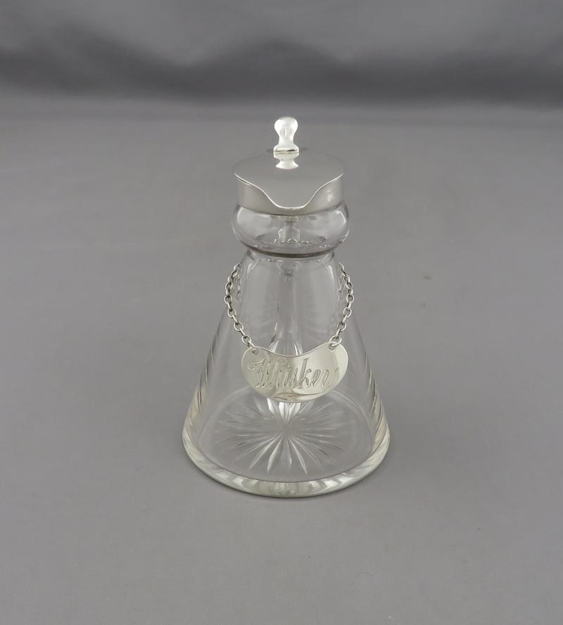 English Silver Whisky Noggin - JH Tee Antiques