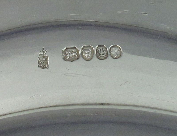 Mortimer and Hunt Sterling Silver Meat Platter - JH Tee Antiques