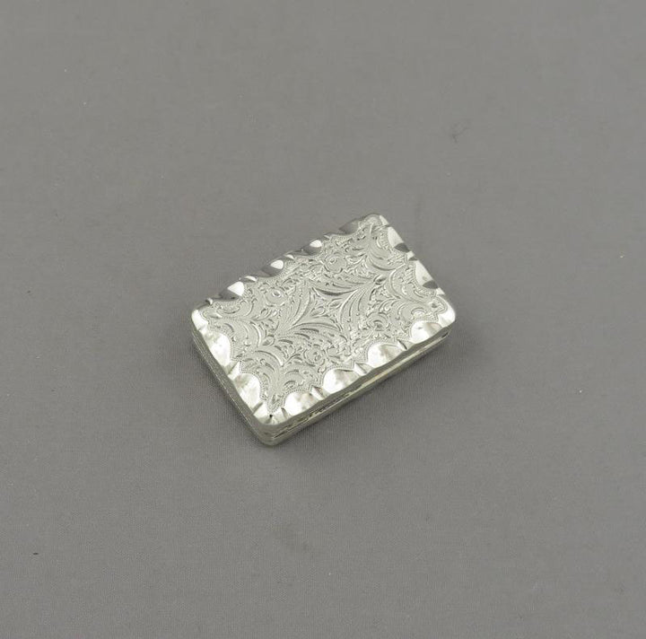 George III Sterling Silver Vinaigrette - JH Tee Antiques